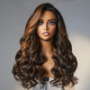 JOSELINE <p> Blonde Highlight Glueless HD Closure Wig