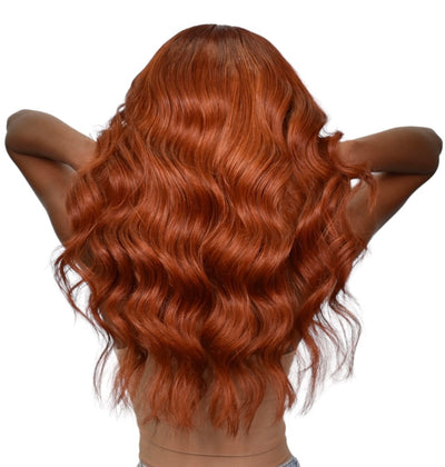 BELLE <p> Copper Ginger HD Lace Wig