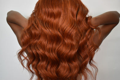 BELLE <p> Copper Ginger HD Lace Wig