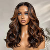 JOSELINE <p> Blonde Highlight Glueless HD Closure Wig