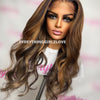 NALA <p> Glueless HD Closure Wig Golden Brown Highlights