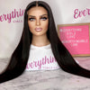 NAOMI <p> Real Human Hair Wig Pre-Plucked Straight HD Lace